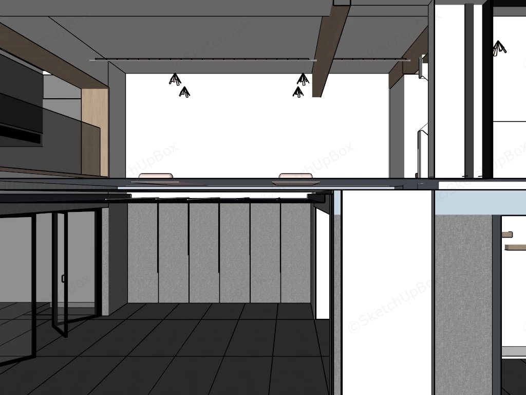 Yoga Meditation Room sketchup model preview - SketchupBox