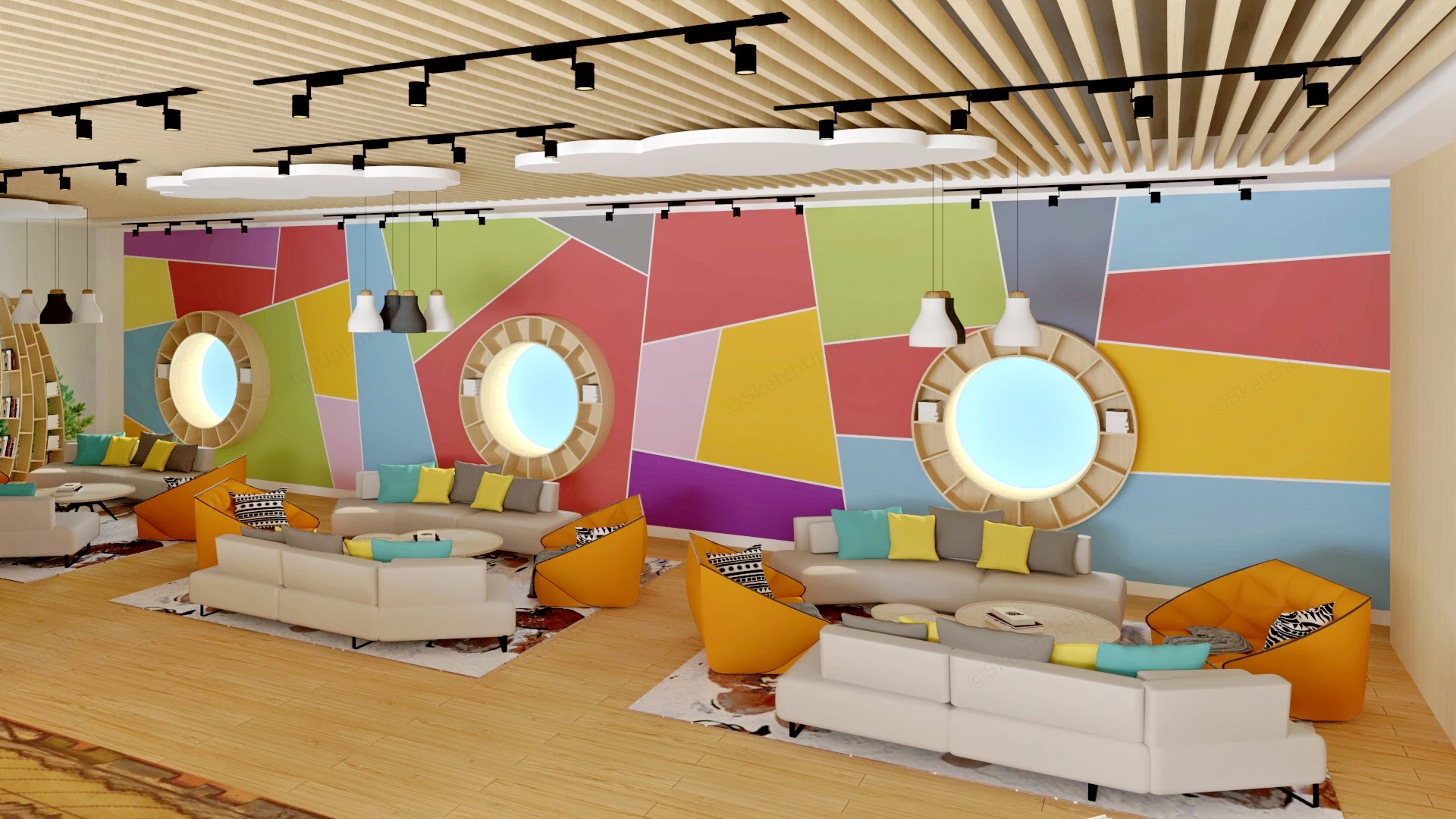 Kids Bookstore sketchup model preview - SketchupBox