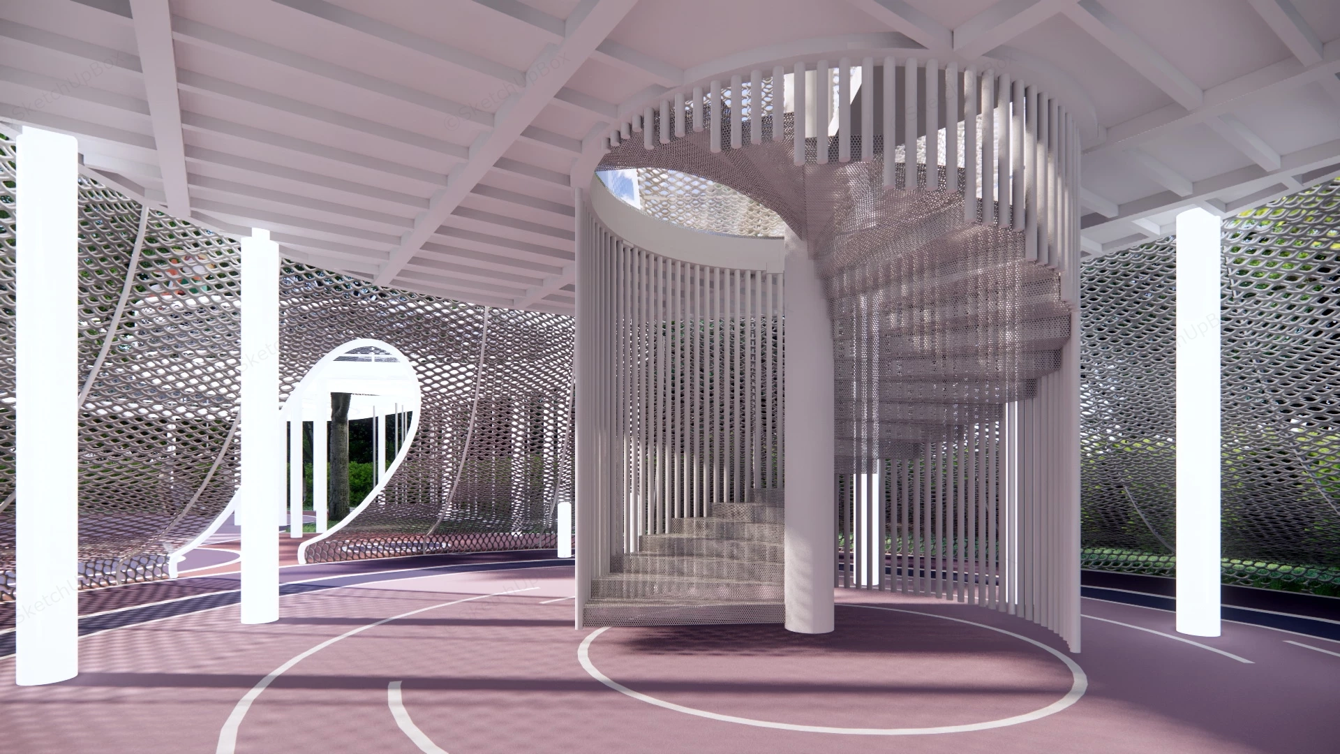 Elephant Playground sketchup model preview - SketchupBox