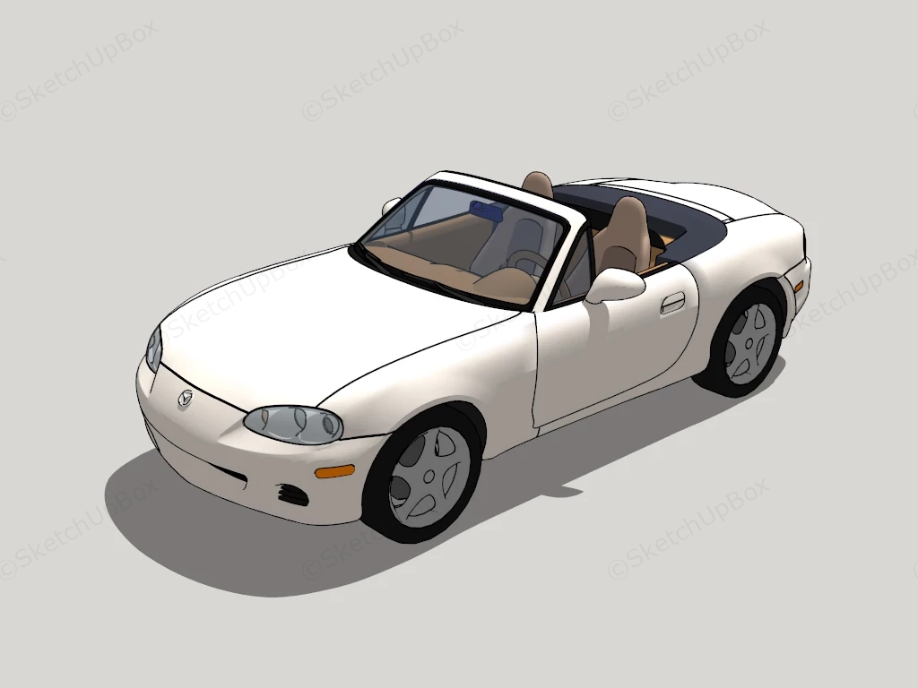 Mazda MX 5 Miata sketchup model preview - SketchupBox