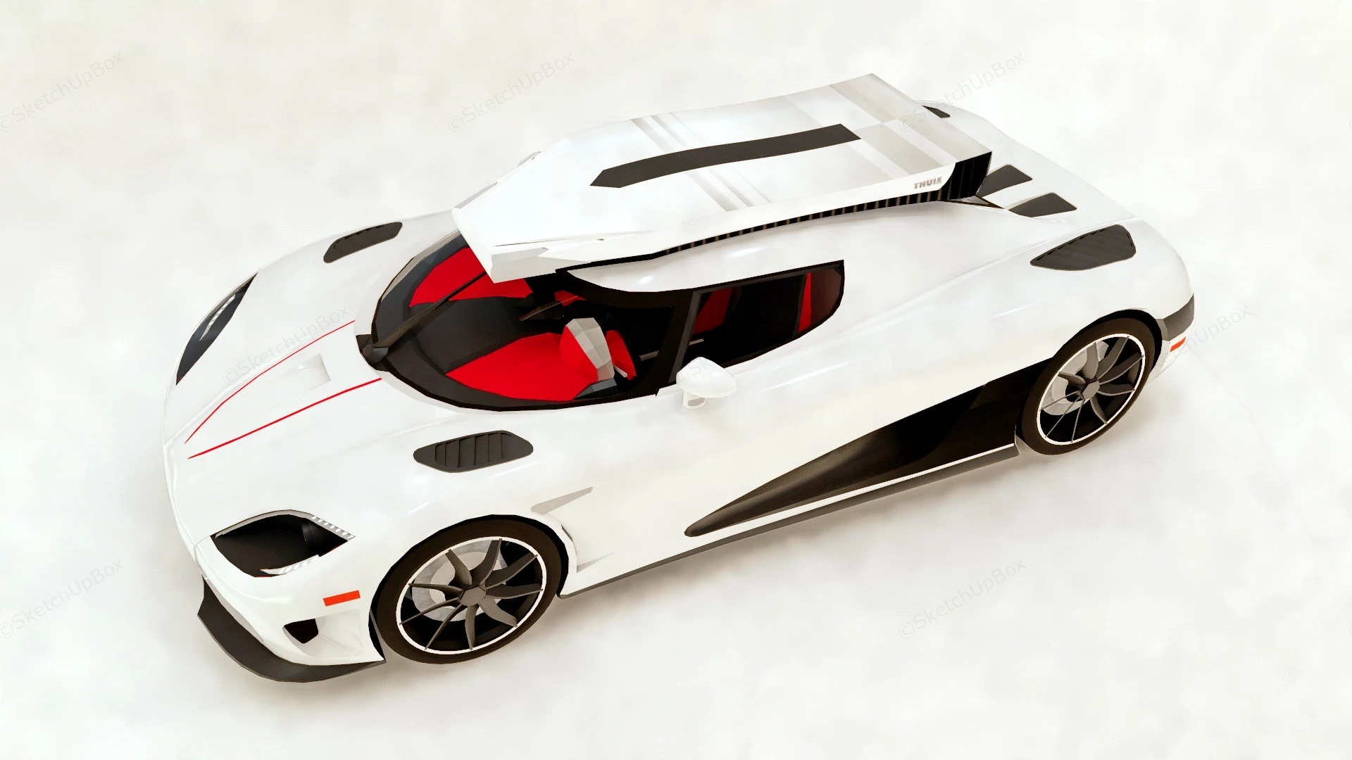 Koenigsegg Agera sketchup model preview - SketchupBox