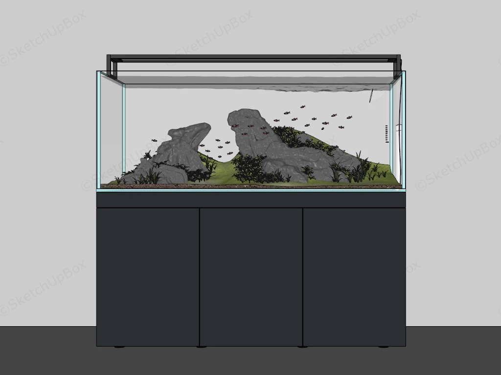 Freshwater Aquarium Design sketchup model preview - SketchupBox