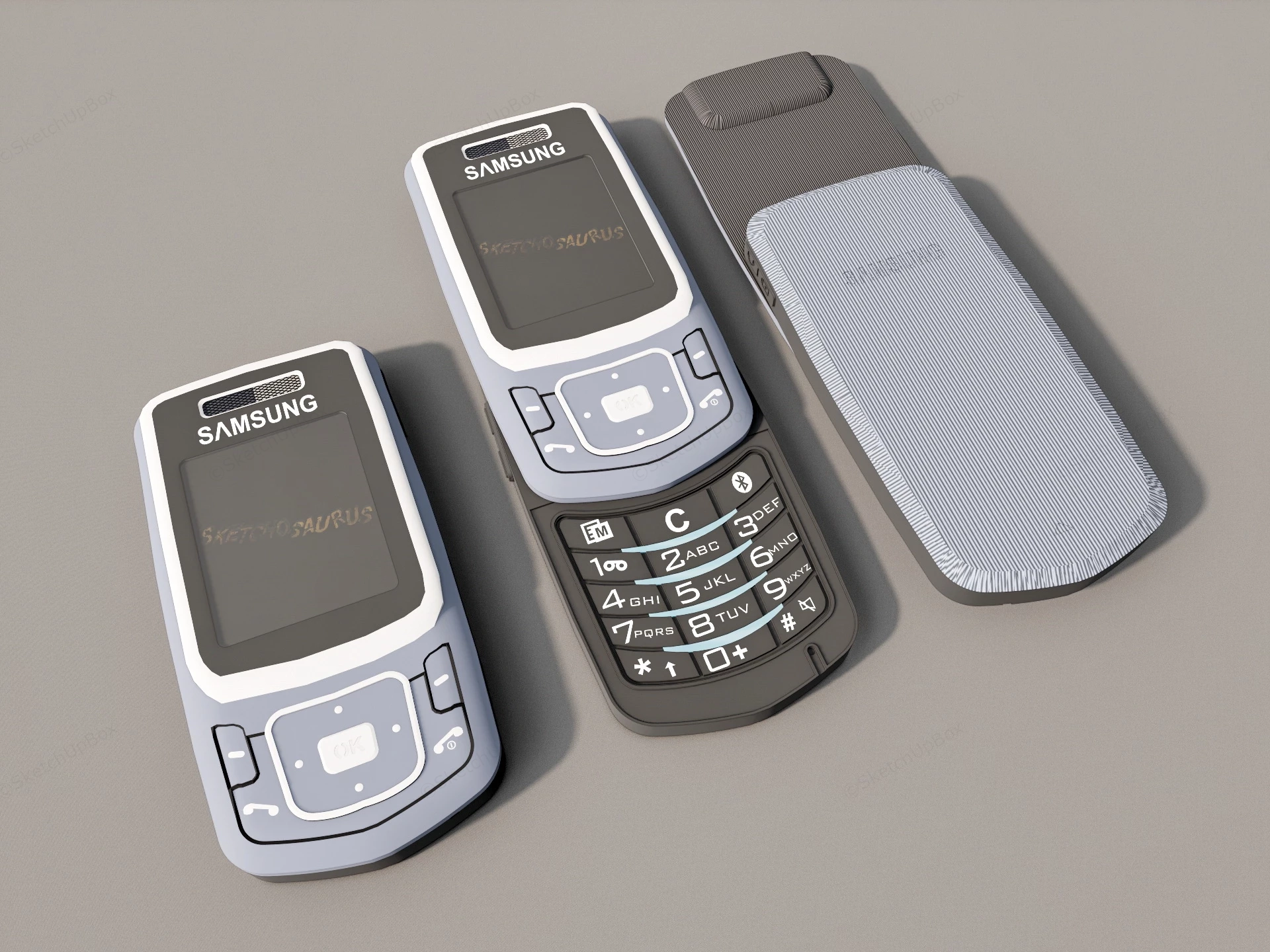 Old Samsung Cellphone sketchup model preview - SketchupBox