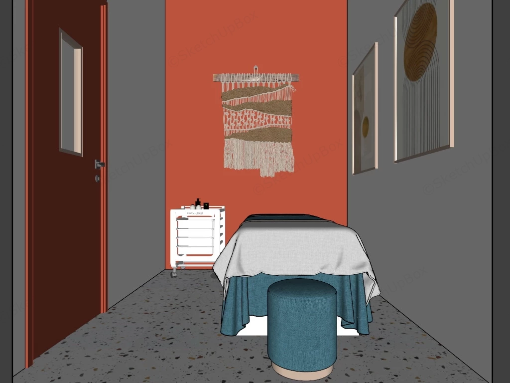 Massage Spa Interior Design sketchup model preview - SketchupBox