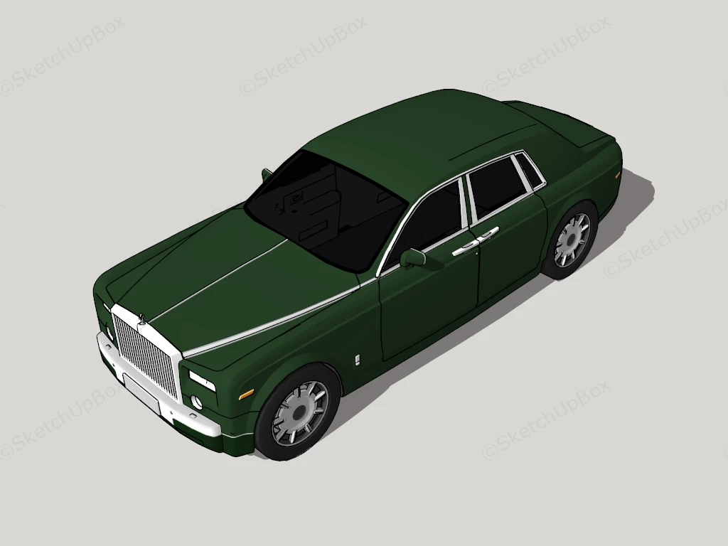 Rolls Royce Phantom sketchup model preview - SketchupBox
