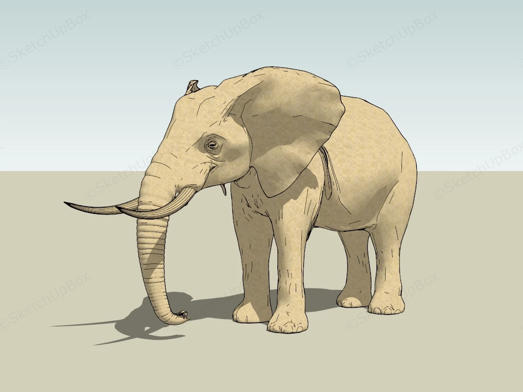 White Elephant sketchup model preview - SketchupBox