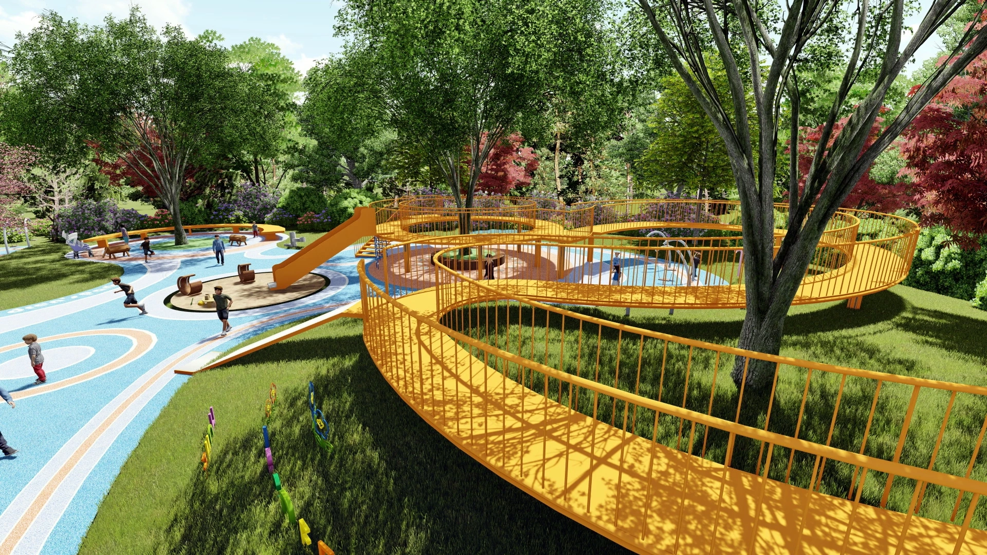 Children Park Equipment sketchup model preview - SketchupBox