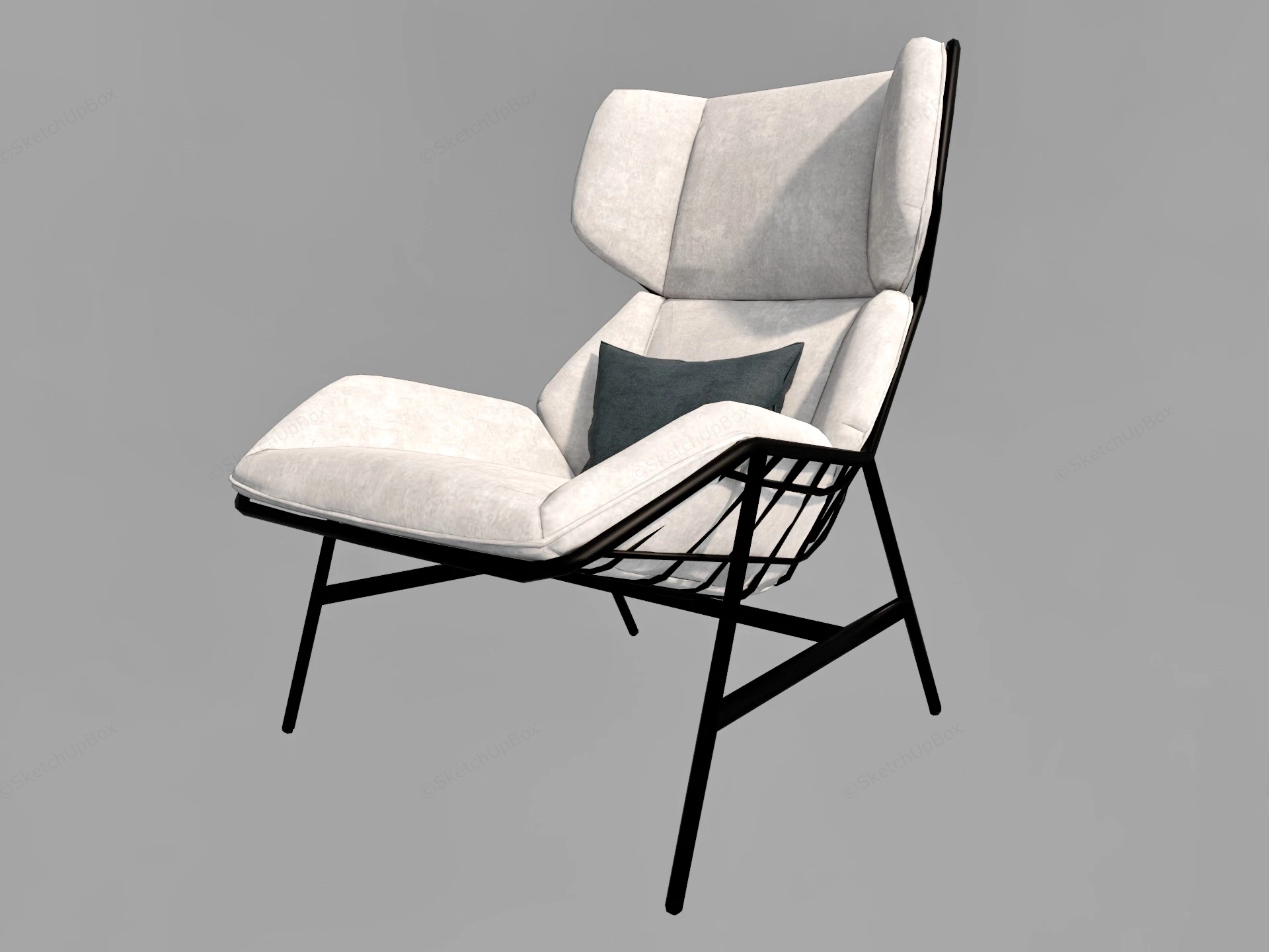 Modern Lounge Chair sketchup model preview - SketchupBox