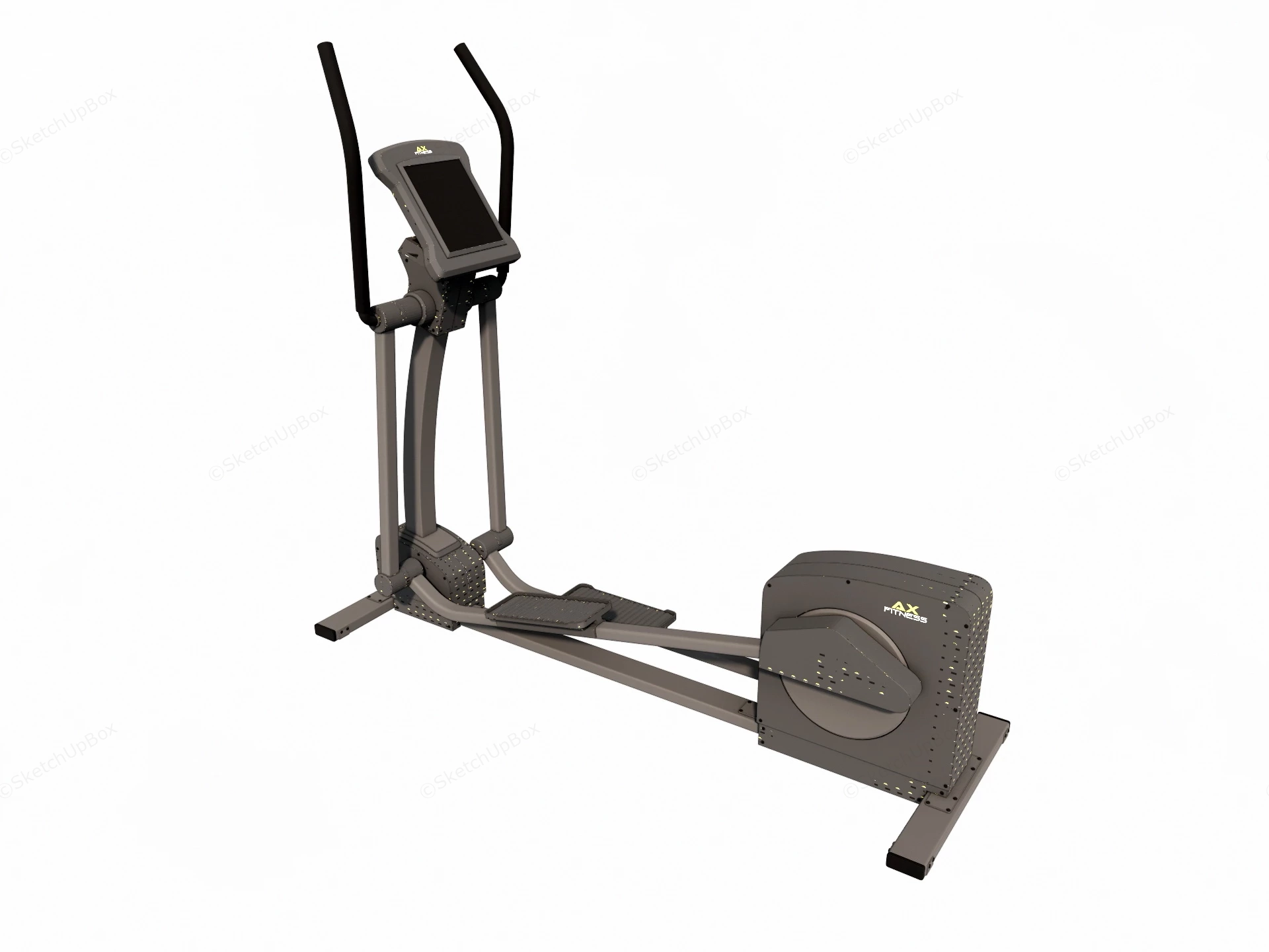 Elliptical Stepper Machine sketchup model preview - SketchupBox