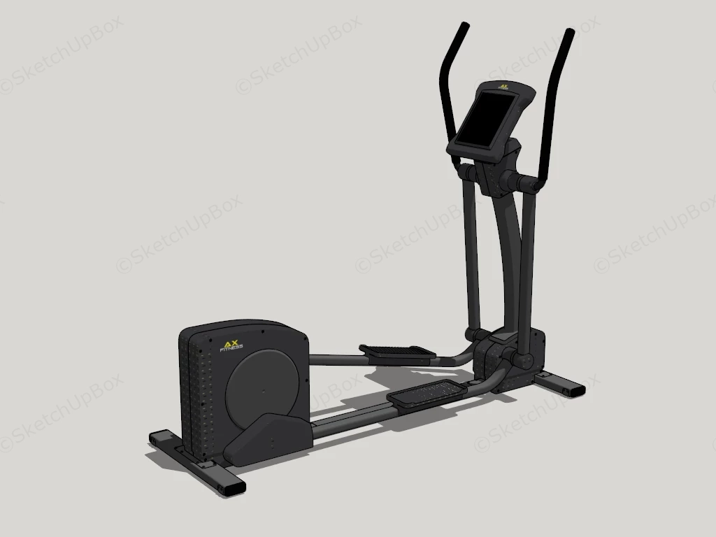 Elliptical Stepper Machine sketchup model preview - SketchupBox