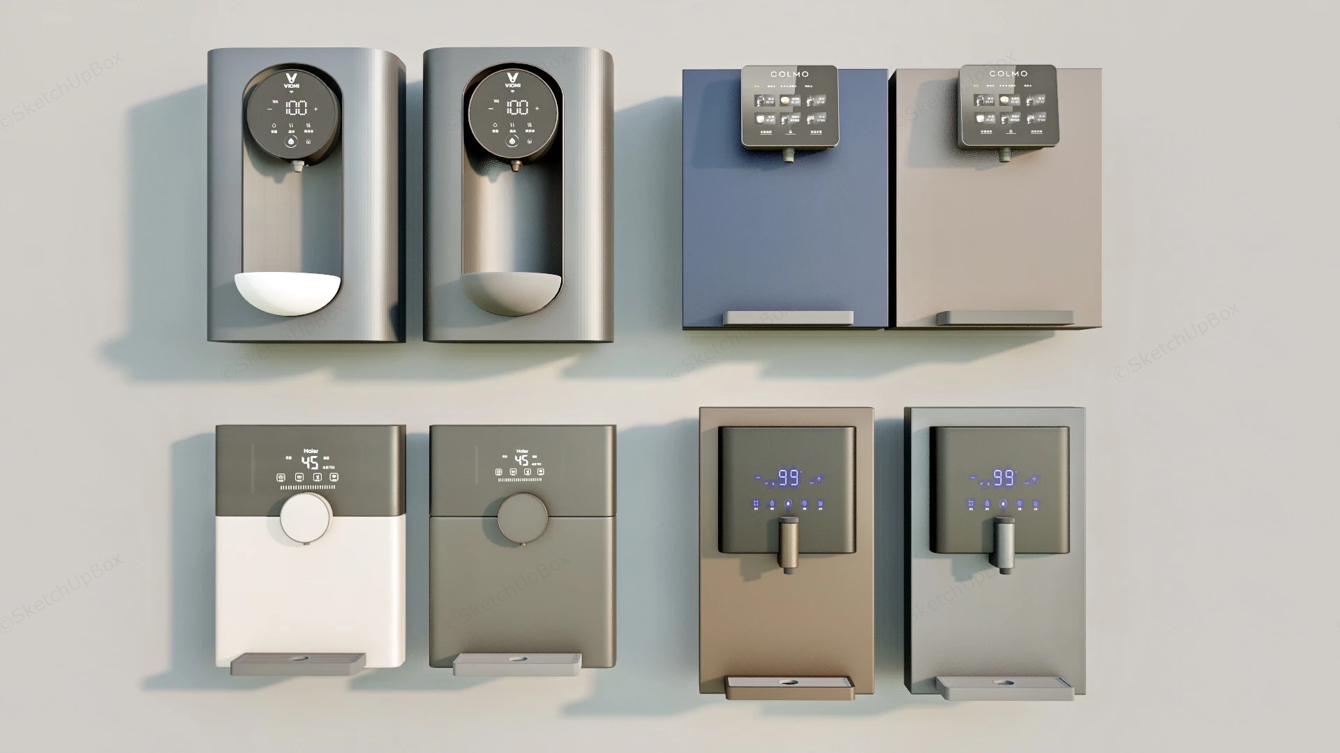 Countertop Water Dispenser sketchup model preview - SketchupBox