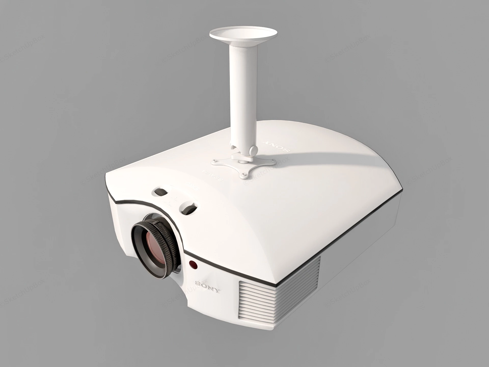 Sony Bravia Projector sketchup model preview - SketchupBox