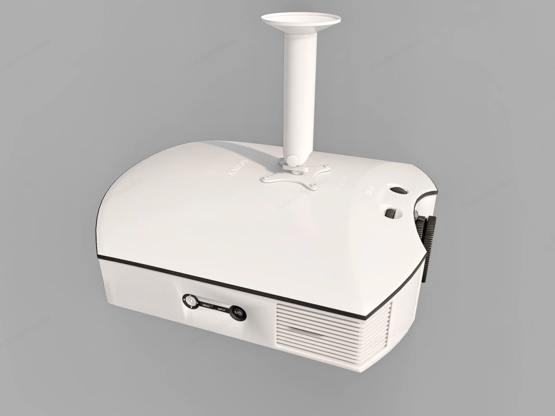 Sony Bravia Projector sketchup model preview - SketchupBox