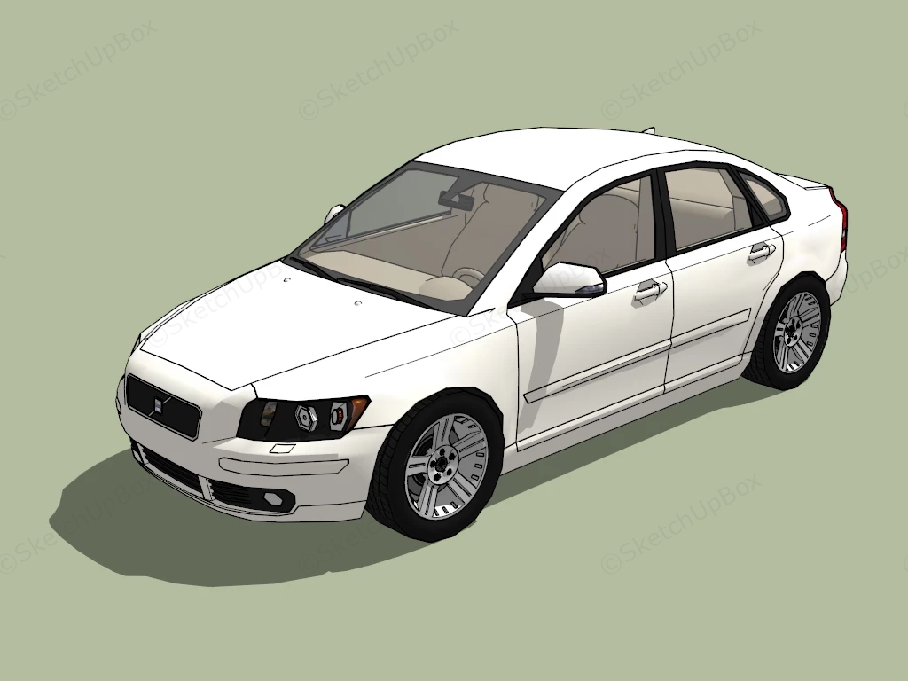 Volvo S40 sketchup model preview - SketchupBox