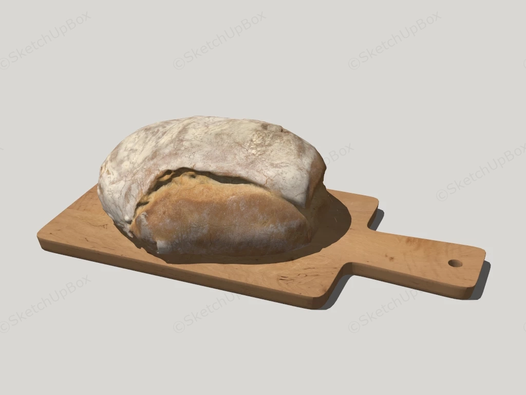 Bread On Board sketchup model preview - SketchupBox