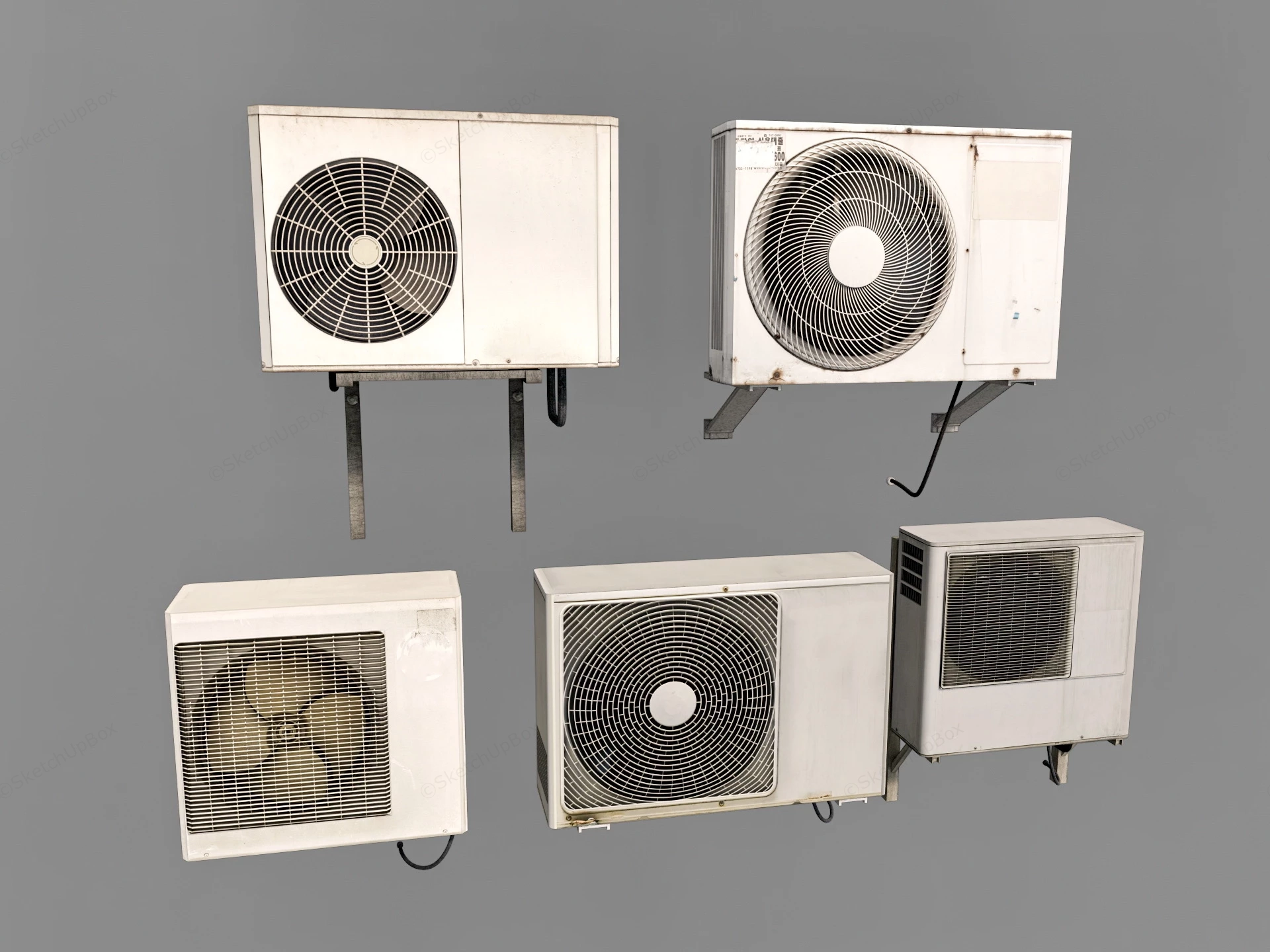 Air Conditioner Outdoor Units sketchup model preview - SketchupBox