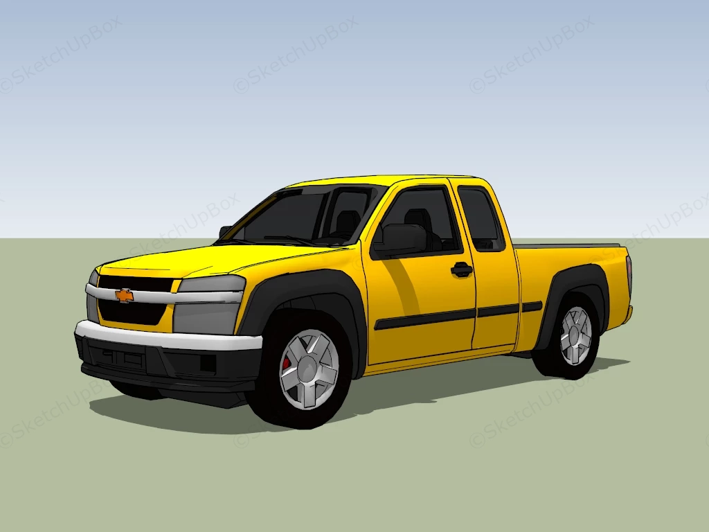 Chevrolet Colorado sketchup model preview - SketchupBox