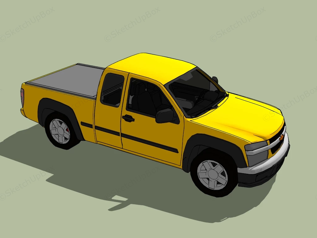 Chevrolet Colorado sketchup model preview - SketchupBox