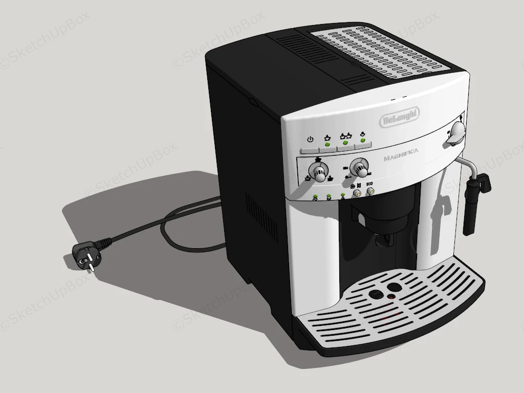 Delonghi Espresso Maker sketchup model preview - SketchupBox