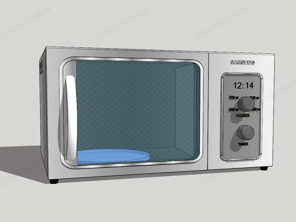Samsung Microwave Oven sketchup model preview - SketchupBox