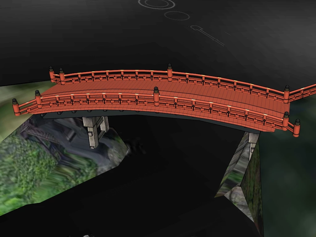Mountain Bridge sketchup model preview - SketchupBox
