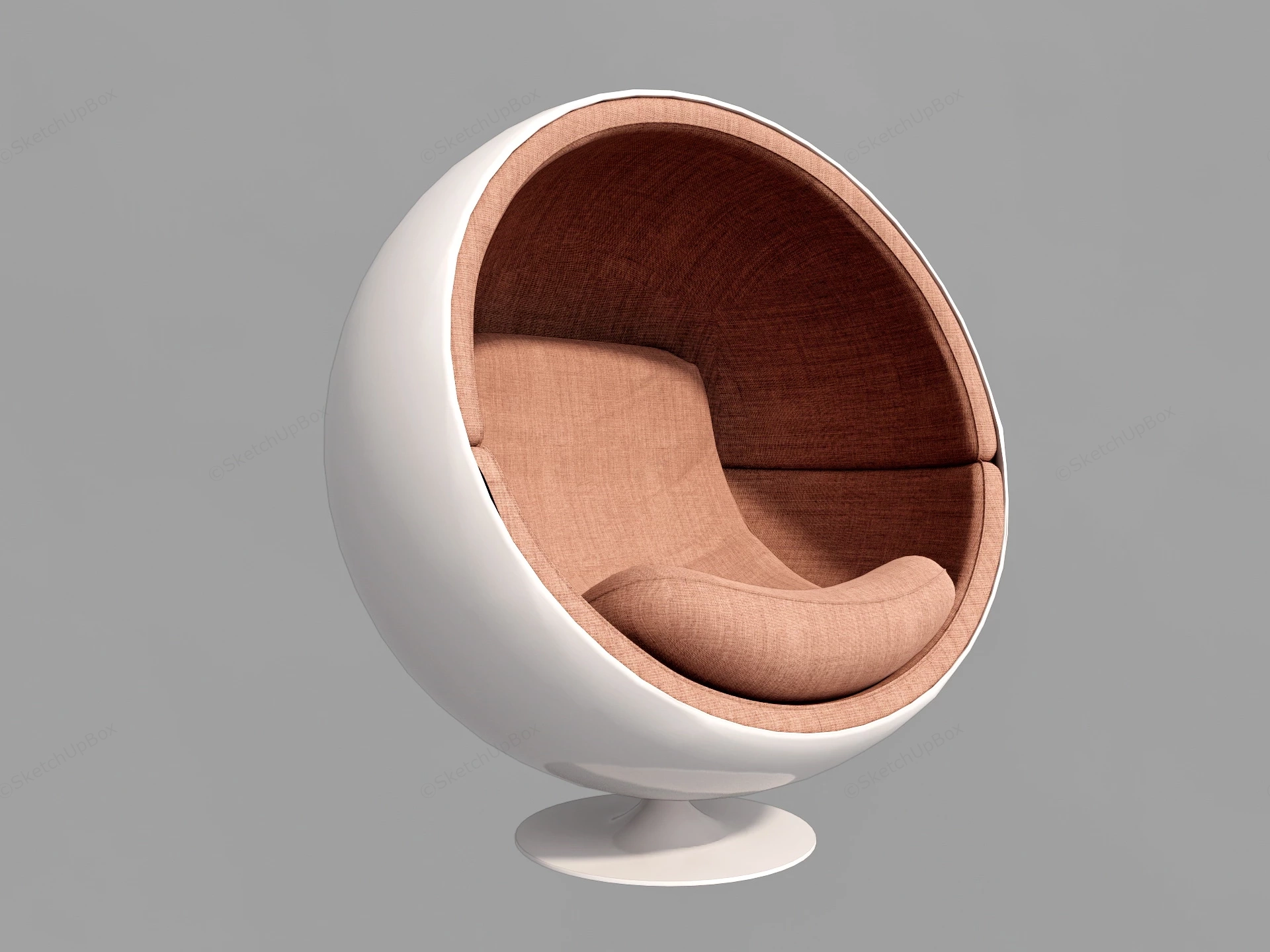 Original Ball Chair sketchup model preview - SketchupBox