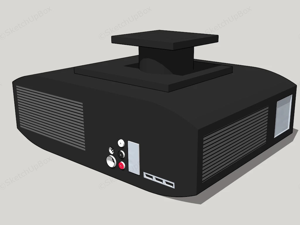 Panasonic PT AE8000U Projector sketchup model preview - SketchupBox