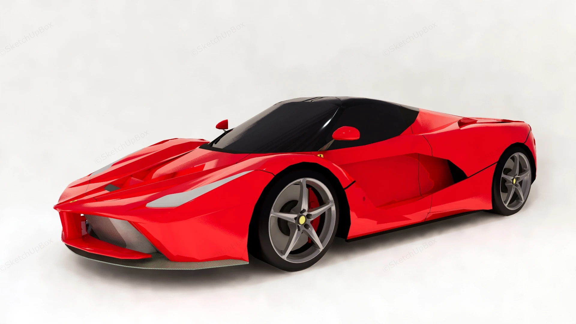 Ferrari LaFerrari sketchup model preview - SketchupBox