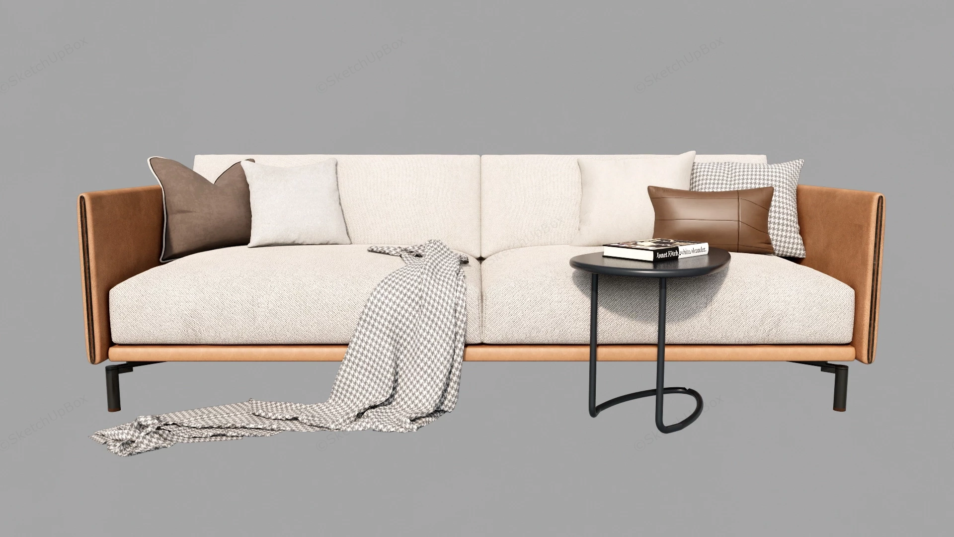 Comfortable Modern Sofa sketchup model preview - SketchupBox