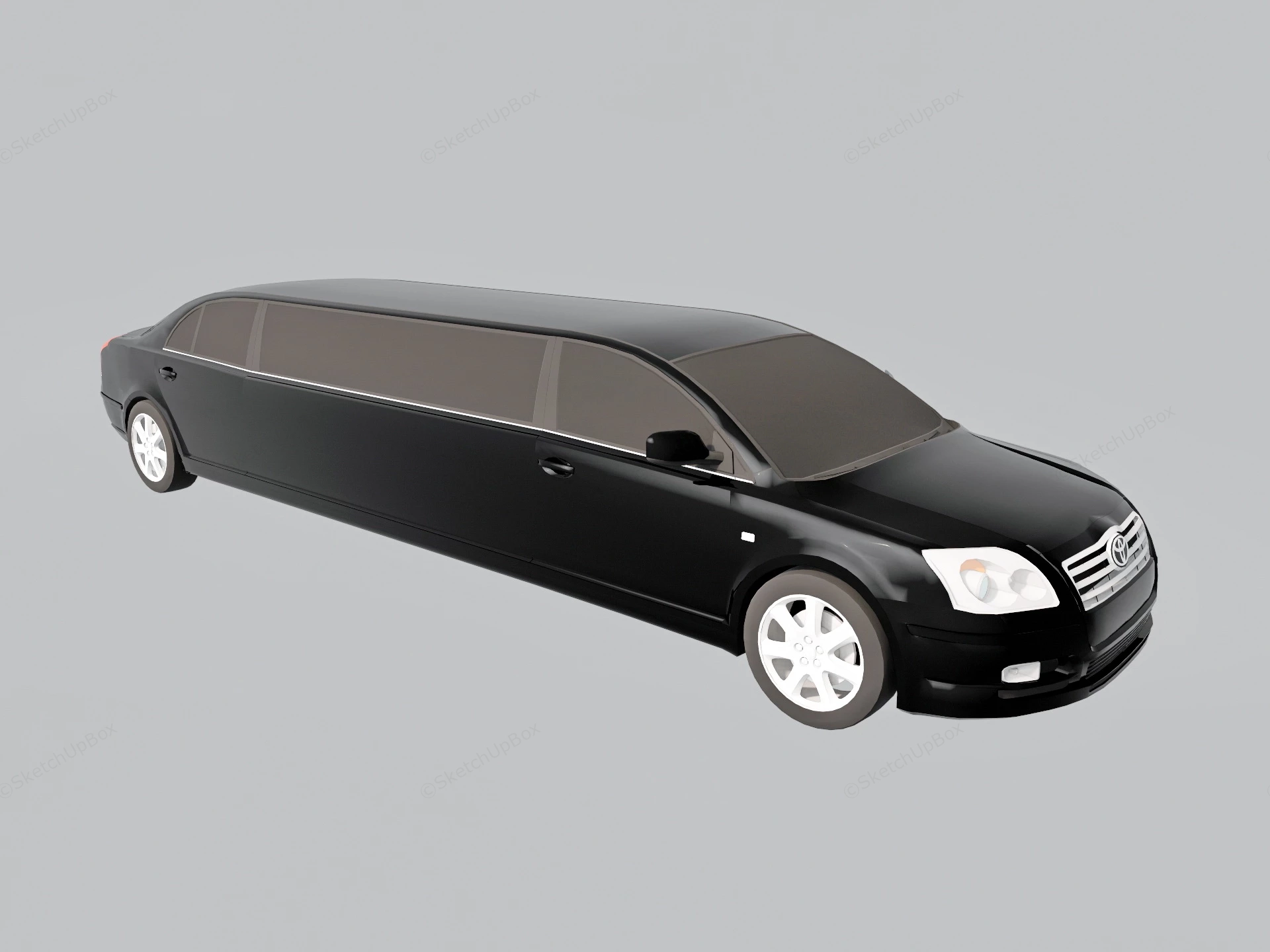 Toyota Avensis Limousine sketchup model preview - SketchupBox