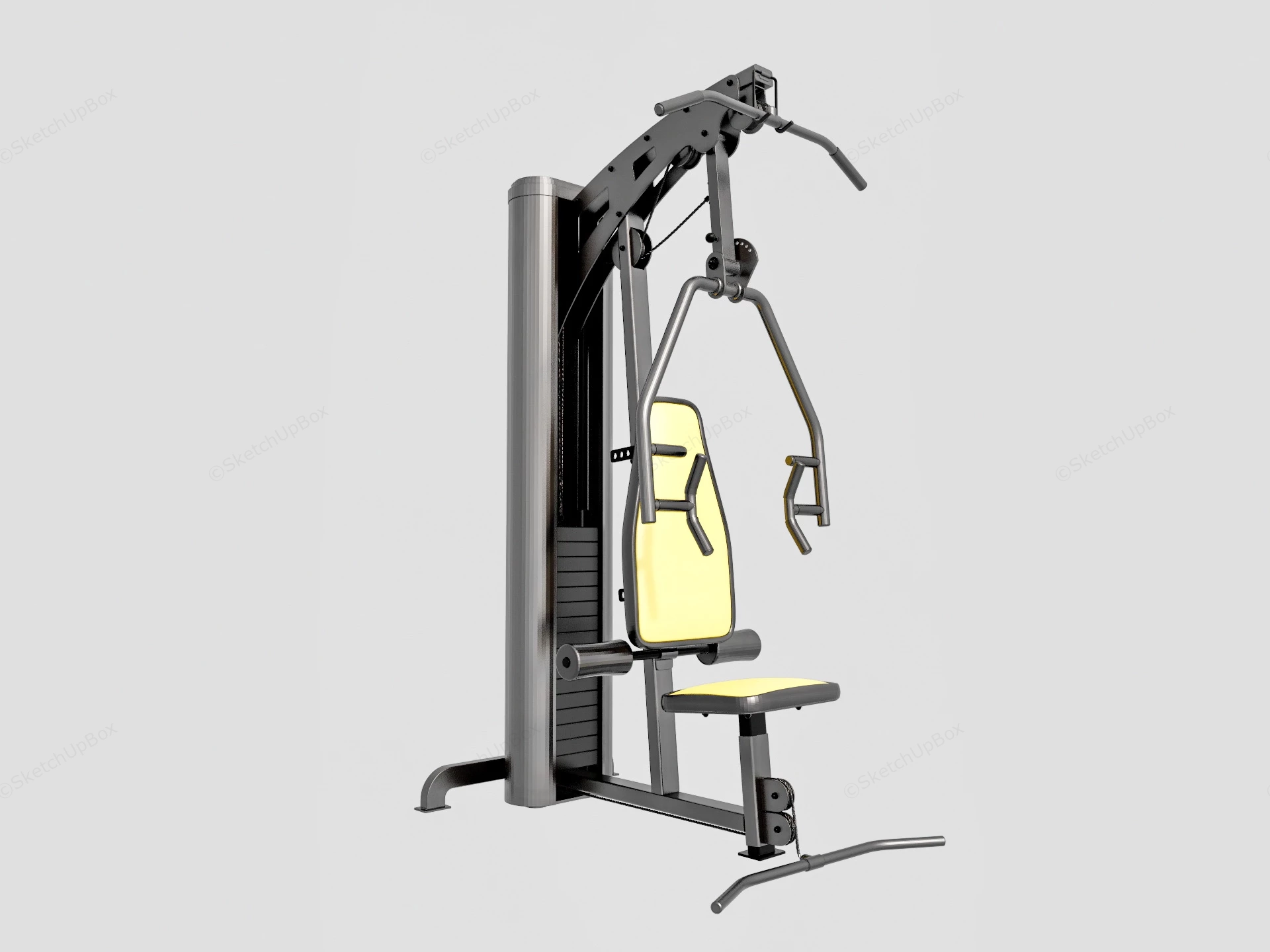 Home Gym Machine sketchup model preview - SketchupBox