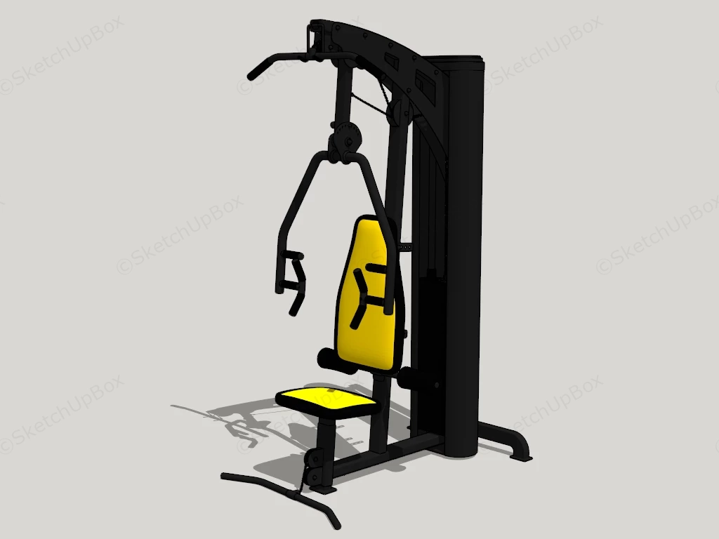 Home Gym Machine sketchup model preview - SketchupBox