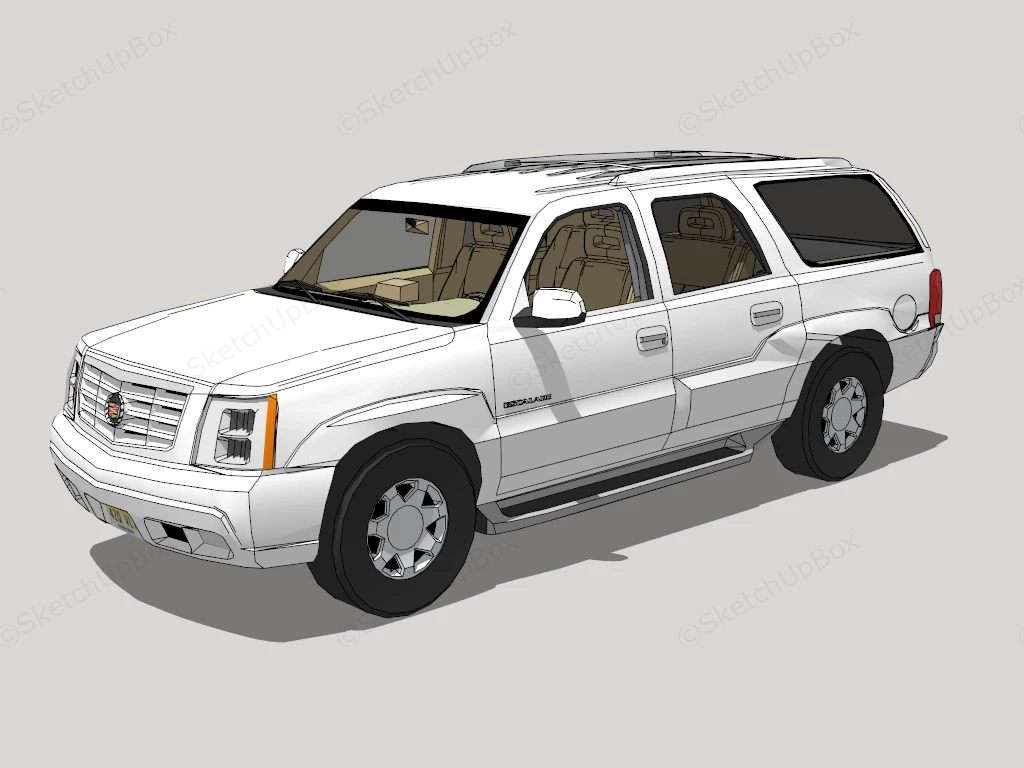 Cadillac Escalade ESV sketchup model preview - SketchupBox