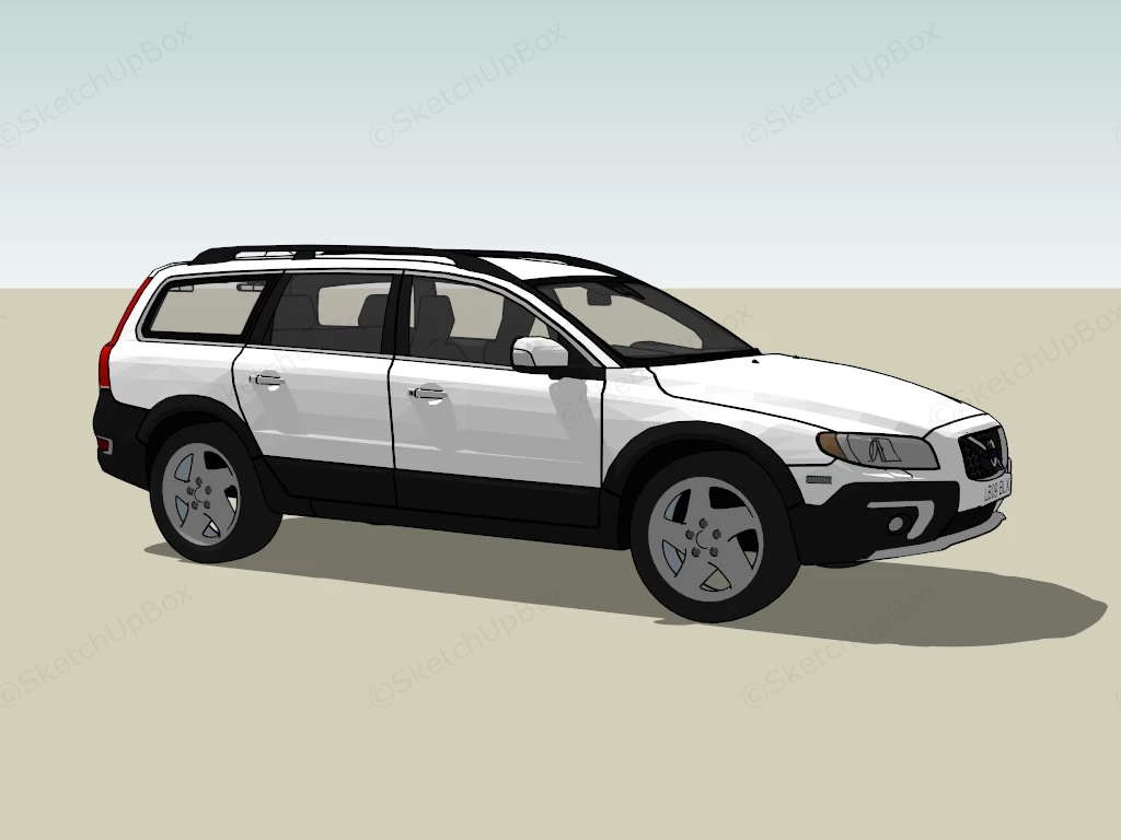 Volvo XC70 Wagon sketchup model preview - SketchupBox