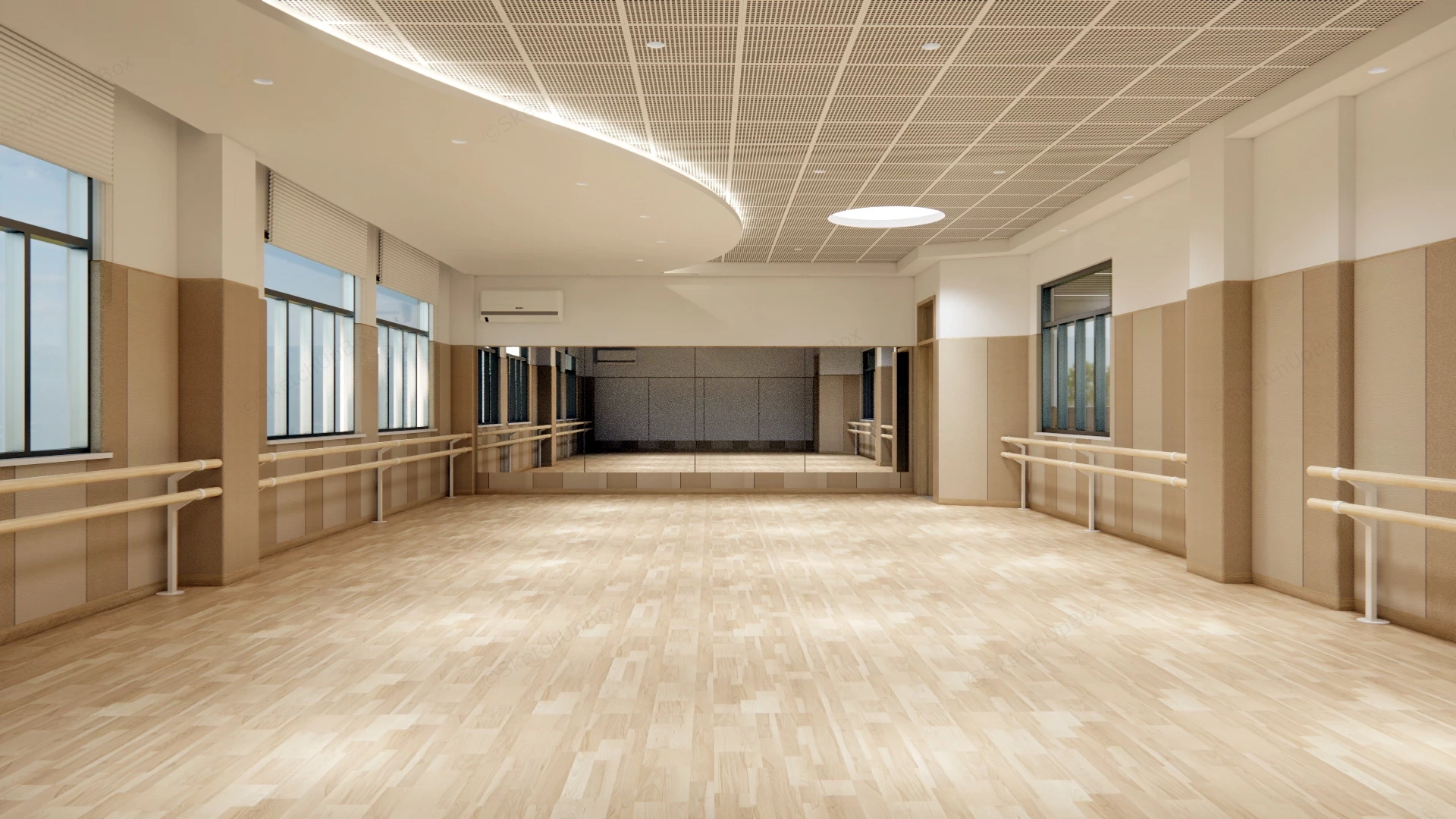 School Dance Classroom sketchup model preview - SketchupBox