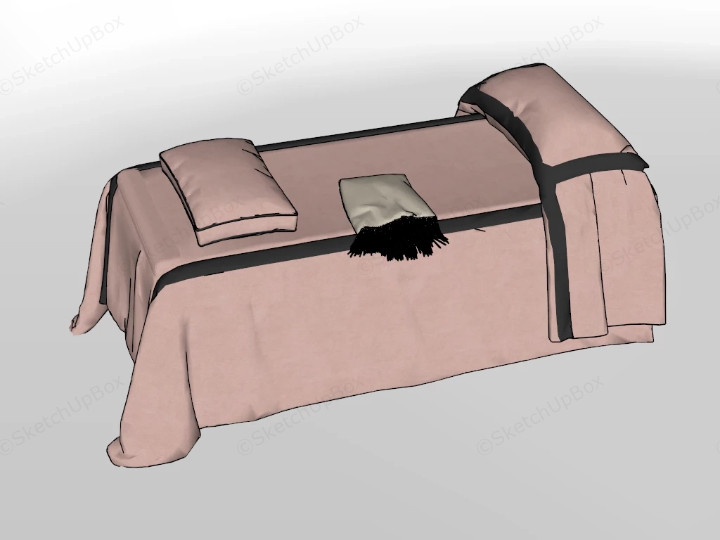 Zen Massage Table sketchup model preview - SketchupBox