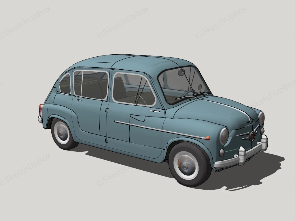 SEAT 800 sketchup model preview - SketchupBox