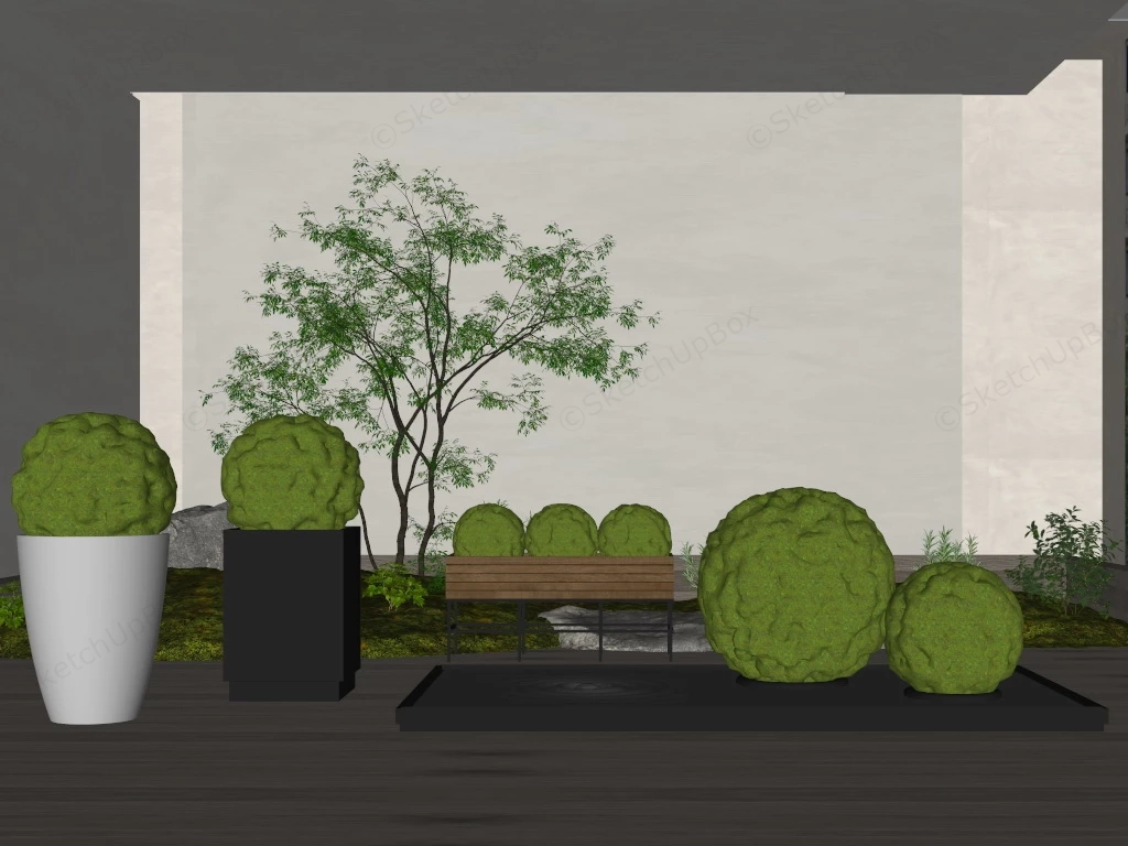 Indoor Topiary Garden sketchup model preview - SketchupBox