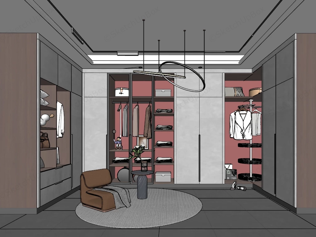 Home Dressing Room sketchup model preview - SketchupBox