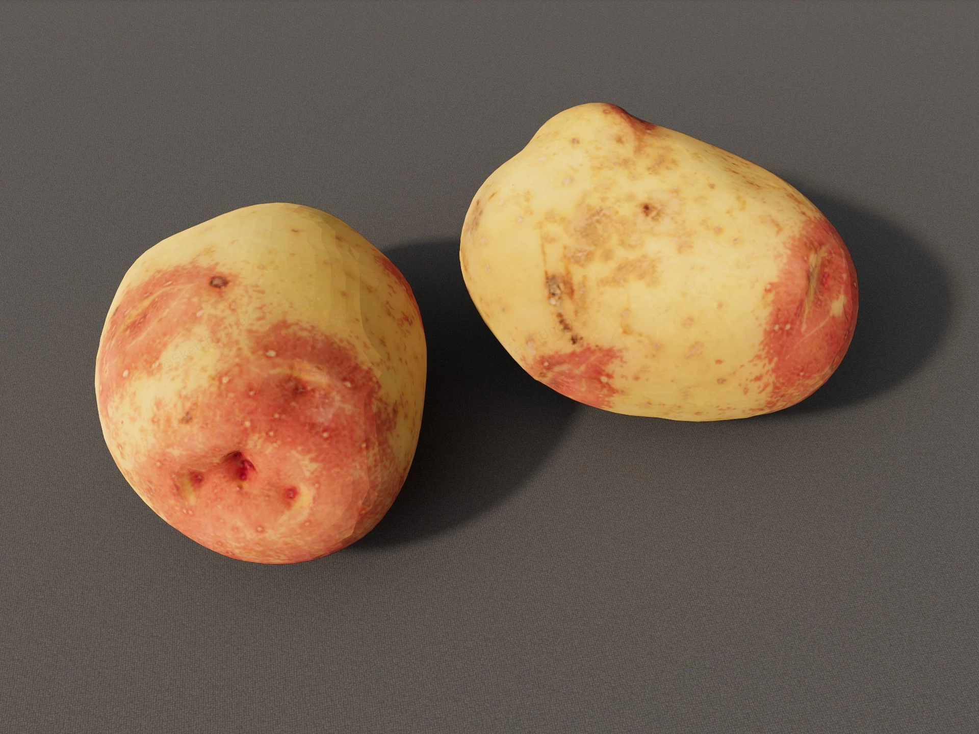 White Potatoes sketchup model preview - SketchupBox