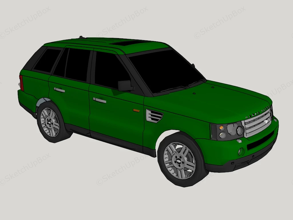 Land Rover Range Rover Sport sketchup model preview - SketchupBox