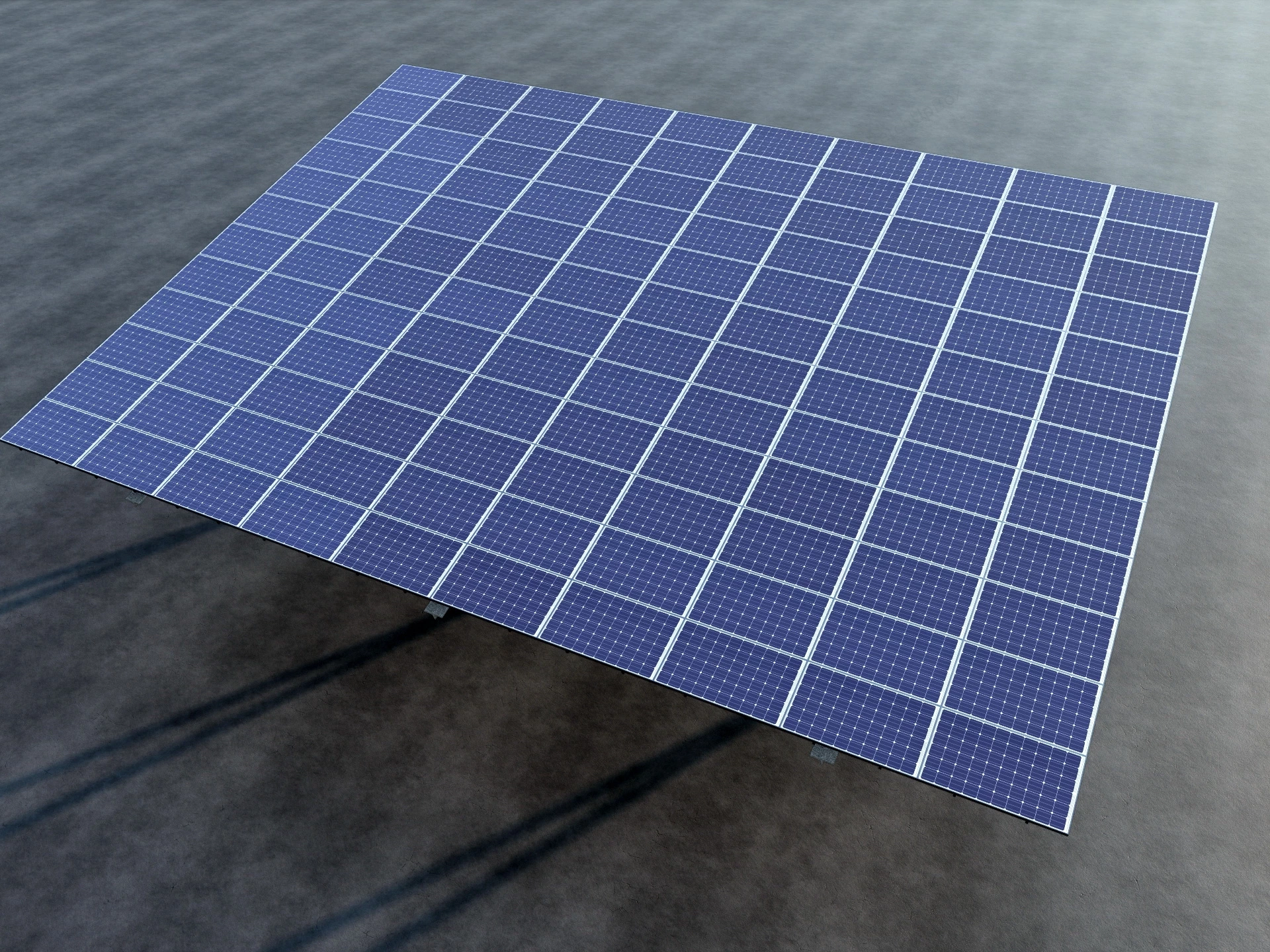 Photovoltaic Solar Panels sketchup model preview - SketchupBox