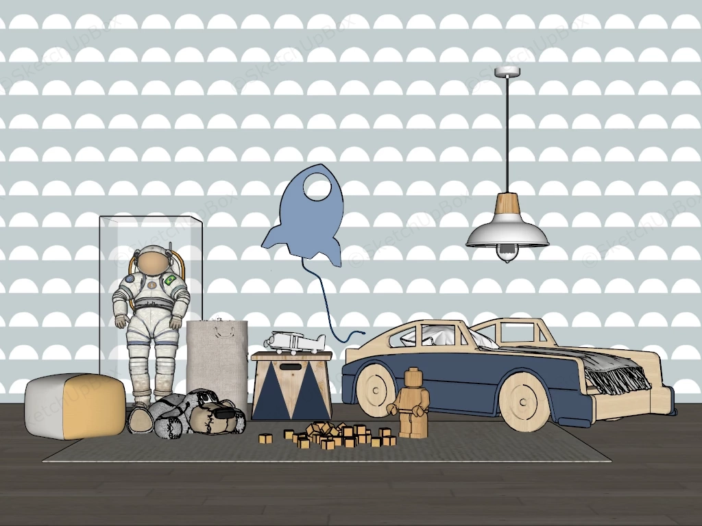 Car Nursery Ideas sketchup model preview - SketchupBox