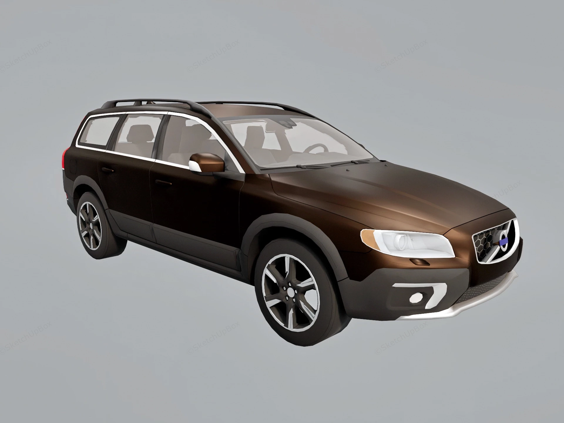 Volvo V70 sketchup model preview - SketchupBox