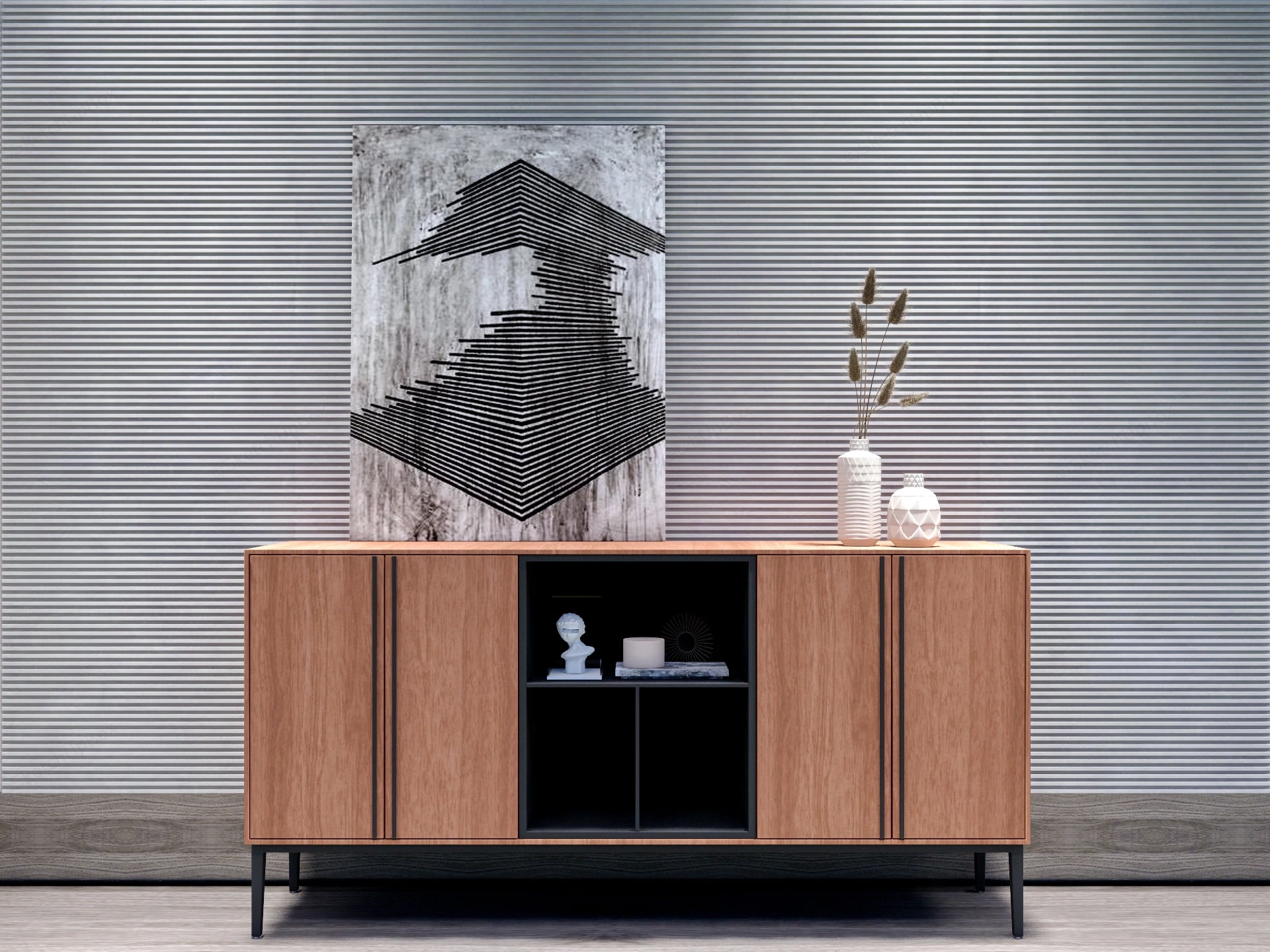 Entryway Accent Cabinet sketchup model preview - SketchupBox