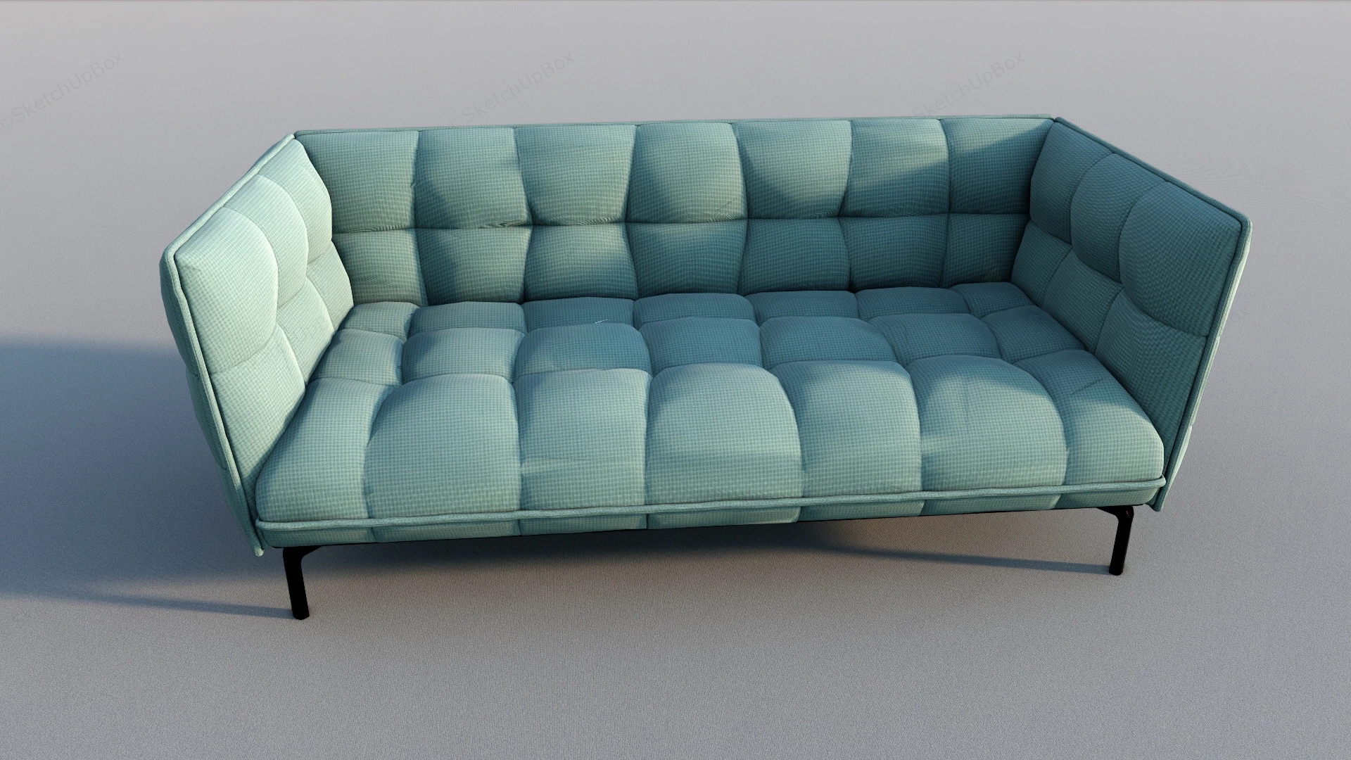 Light Green Couch sketchup model preview - SketchupBox