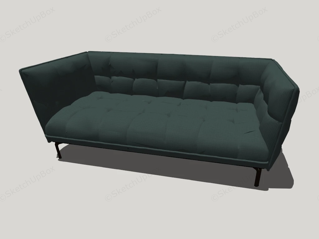 Light Green Couch sketchup model preview - SketchupBox