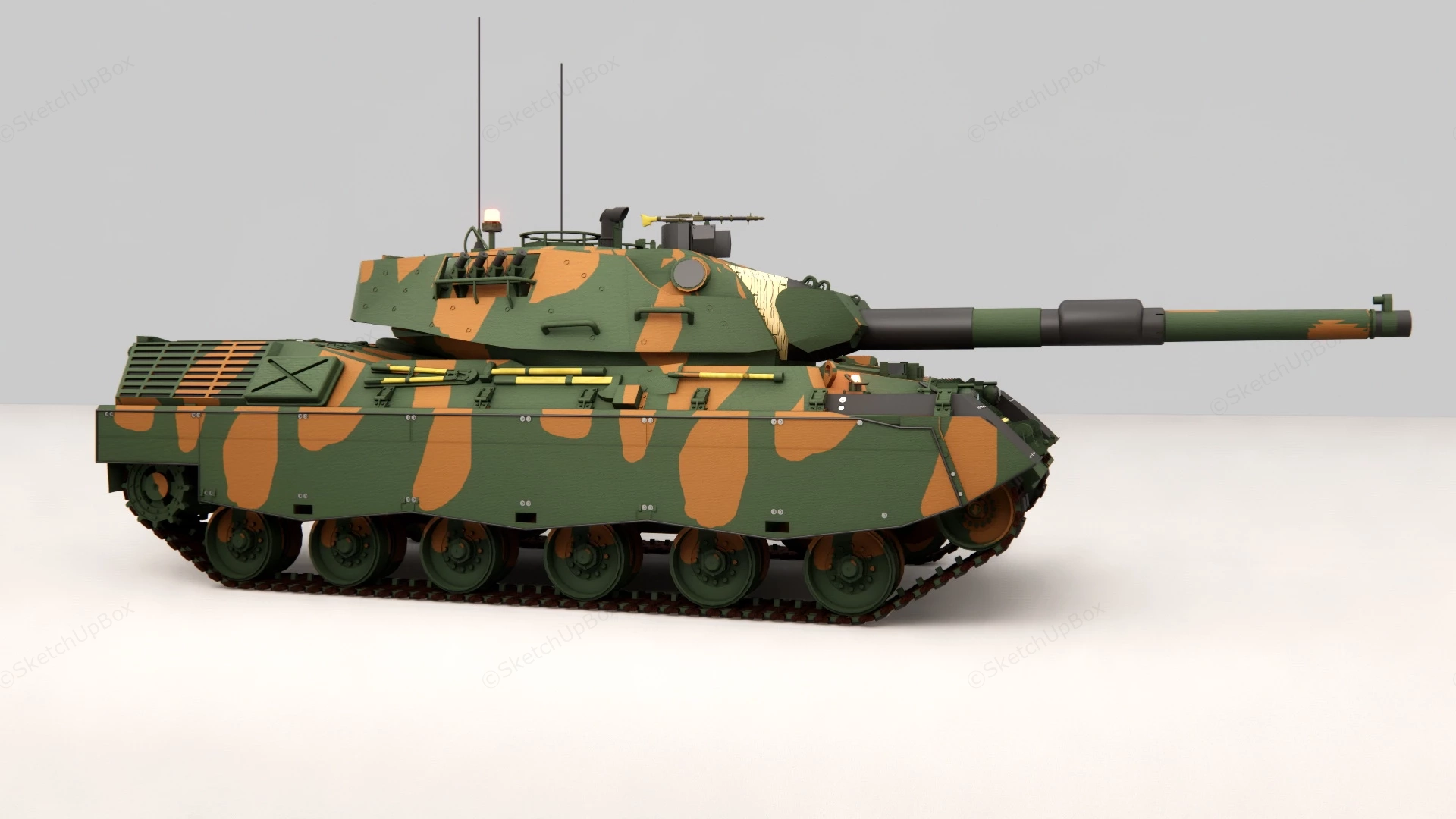 Brazilian Army Tank sketchup model preview - SketchupBox
