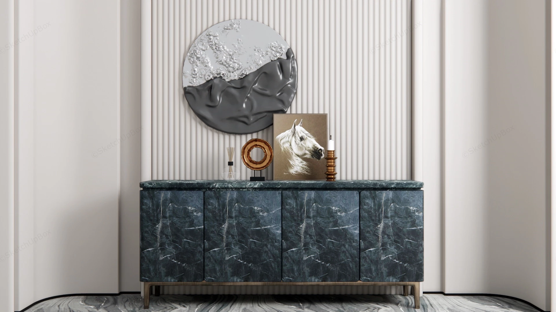 Entryway Accent Furnishings sketchup model preview - SketchupBox