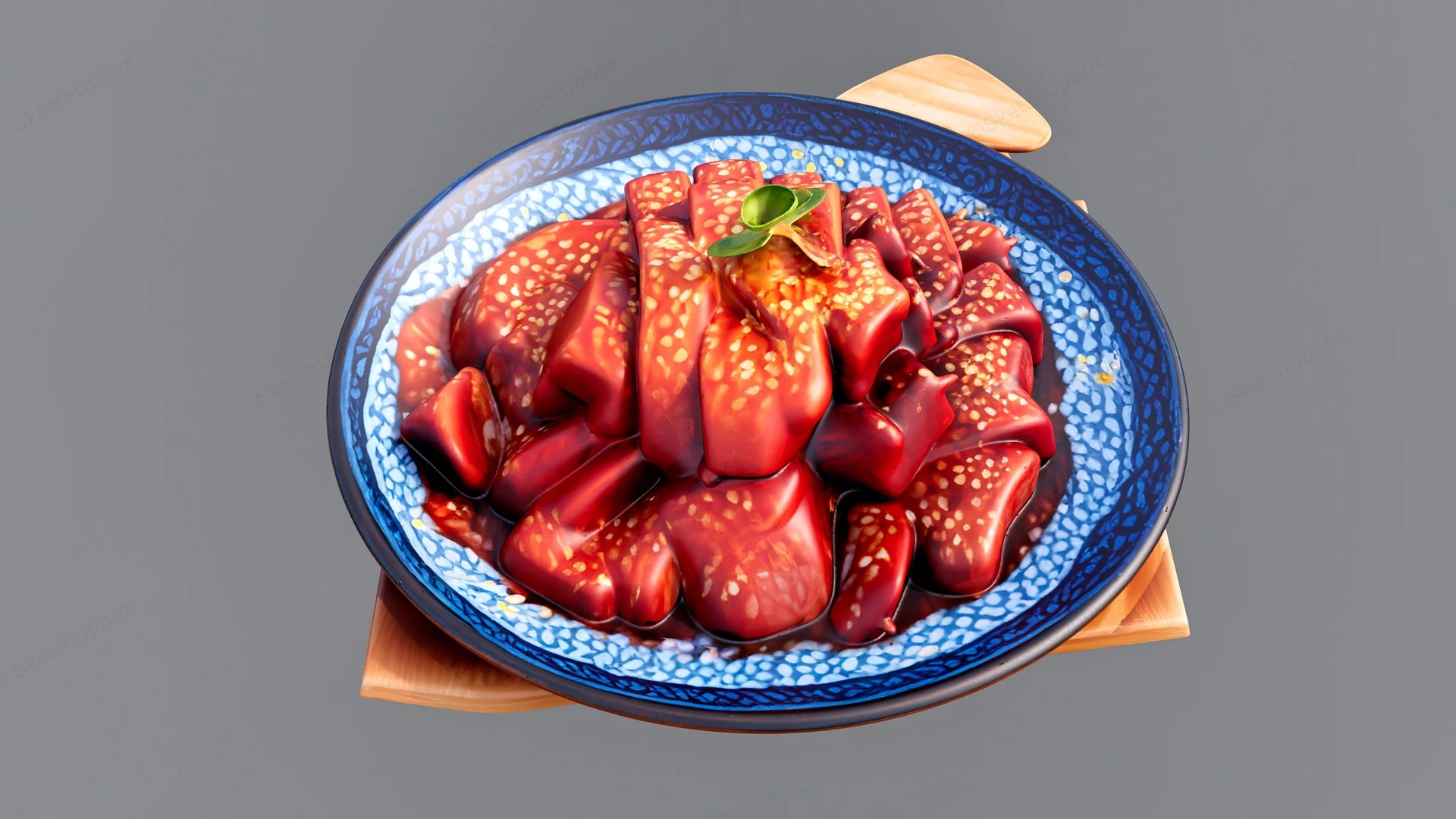 Plate Of Meat sketchup model preview - SketchupBox